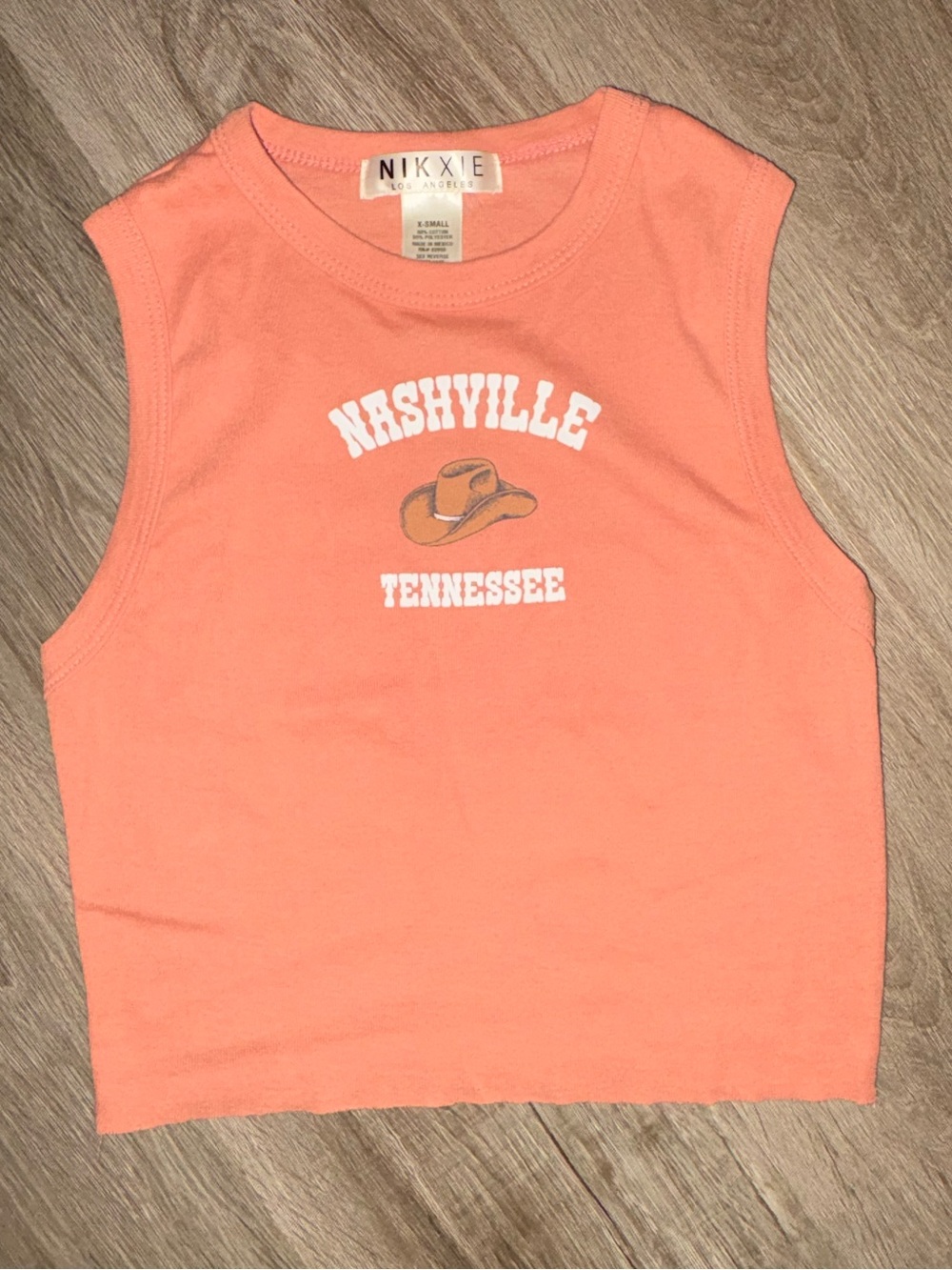 Orange Nashville Tennessee Tank Top